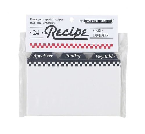 Fletcher's Mill Recipe Card Dividers 3" x 5"