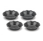 Chef's Classic 4-pc Mini Fluted Tartlet Pan Set