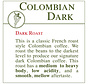 Fresh Roasted Coffee - Colombian Dark Roast