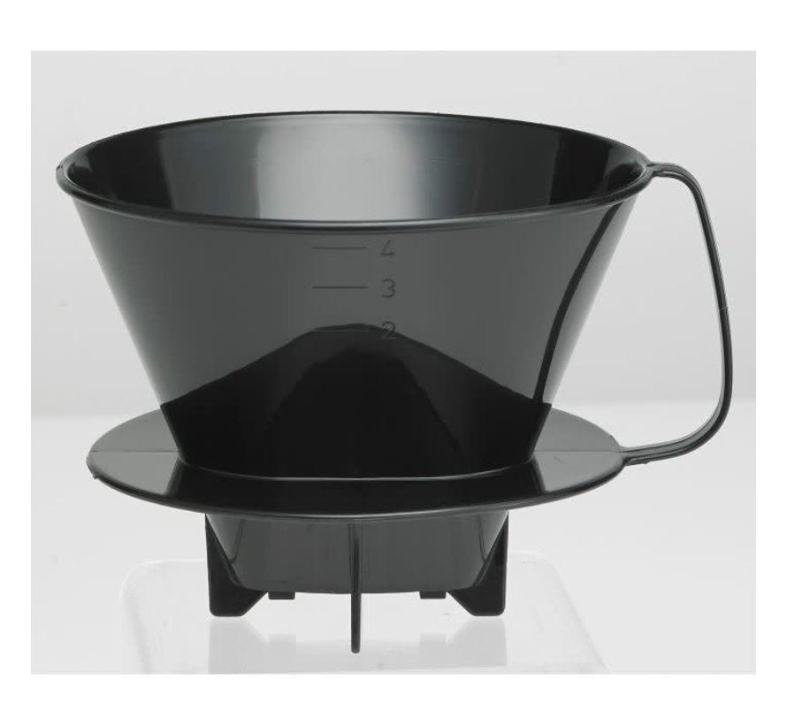 Pour Over Coffee Filter Cone - #4  Black
