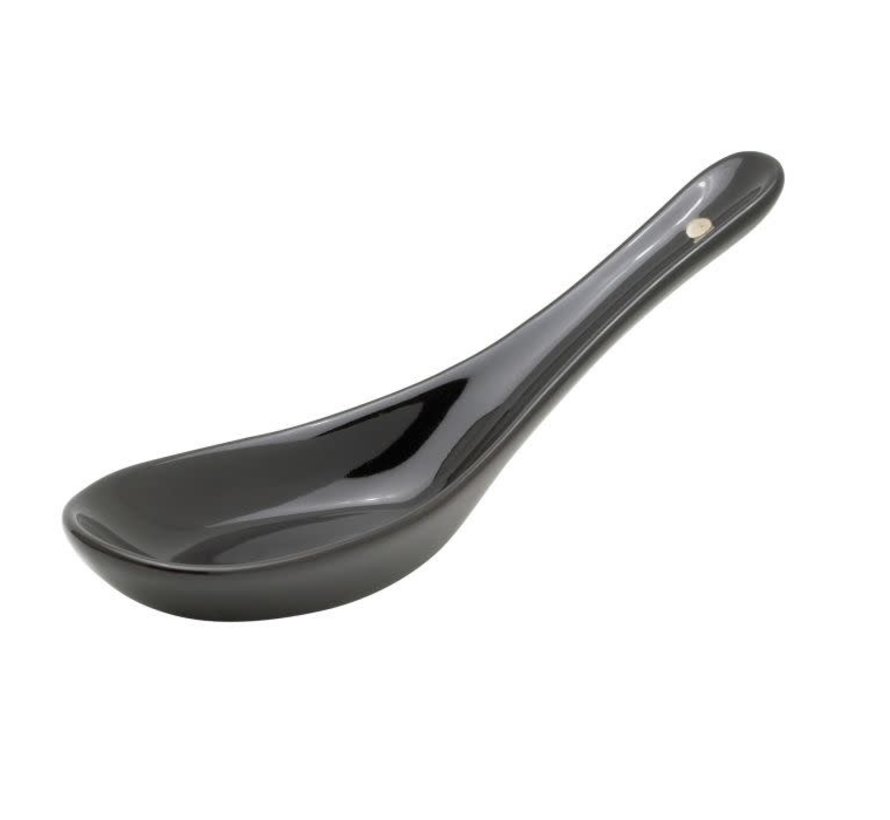 Chinese Soup Spoon Black