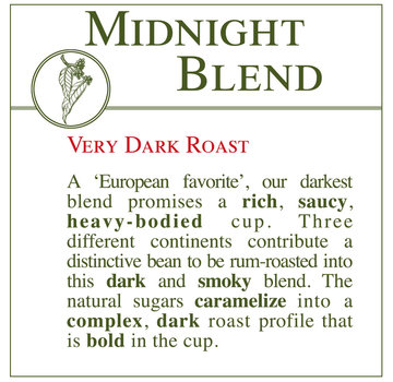 Fresh Roasted Coffee - Midnight Blend