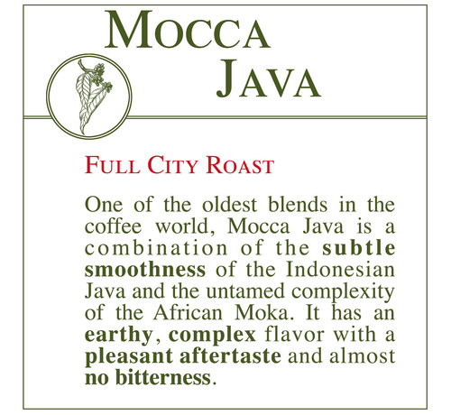 Fresh Roasted Coffee - Mocca Java