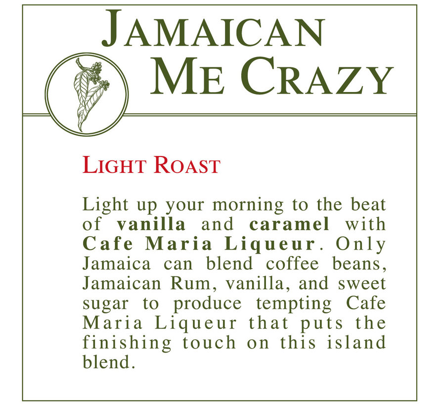 Fresh Roasted Coffee Jamaican Me Crazy Spoons N Spice