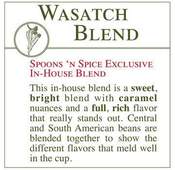 Fresh Roasted Coffee - Wasatch Blend