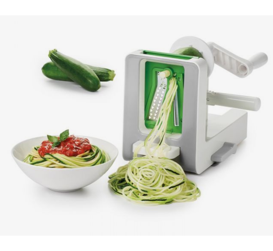 OXO Good Grips 3-Blade Tabletop Spiralizer with StrongHold Suction, White 