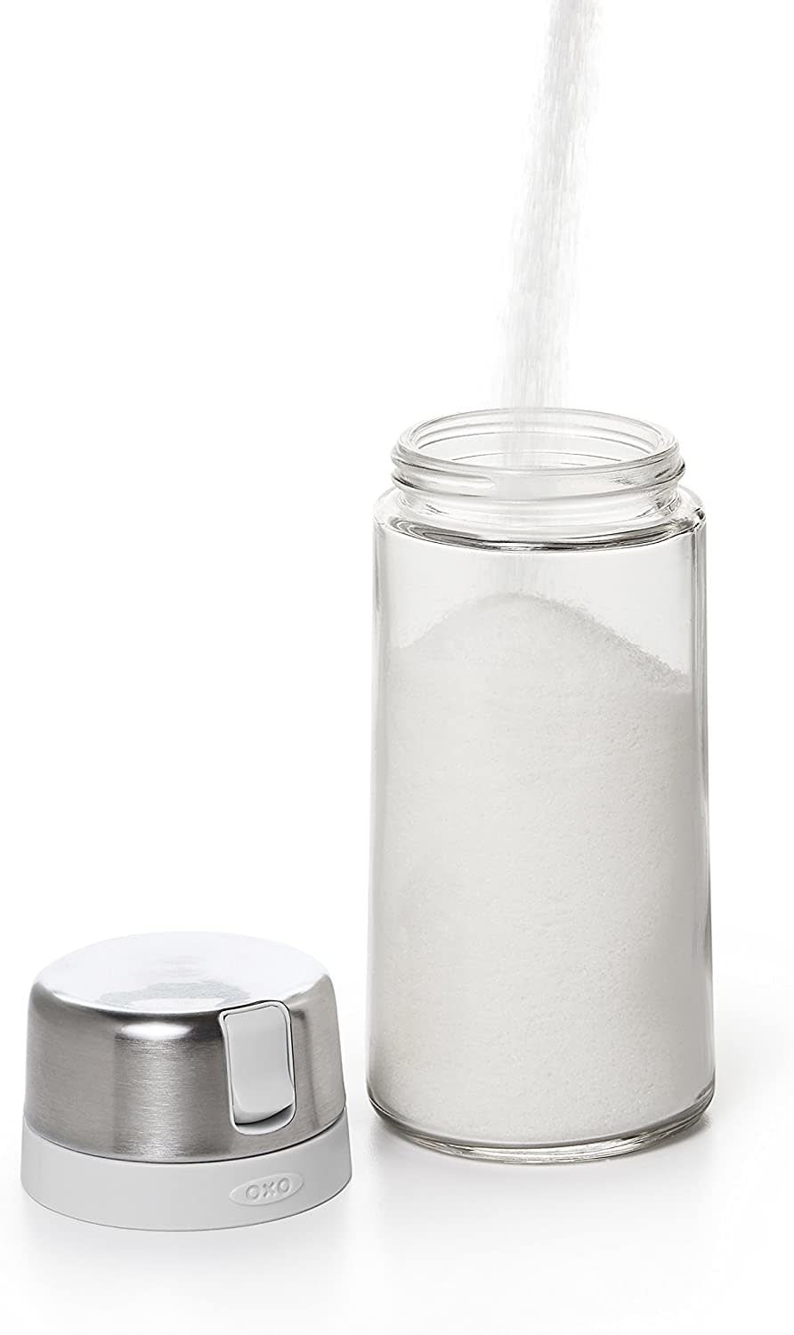 OXO Good Grips Sugar Dispenser 9oz. Stainless Steel Clear/White