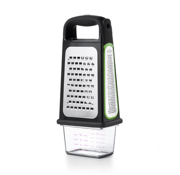 OXO Good Grips  Etched Box Grater with Removable Zester