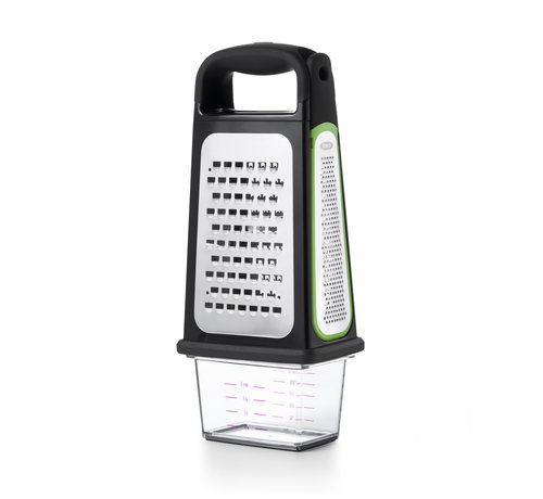 OXO Good Grips  Etched Box Grater with Removable Zester