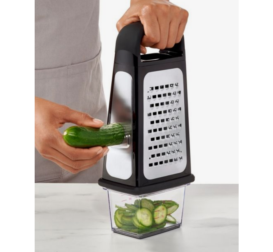 New OXO Good Grips Etched Zester Cheese Grater Stainless Steel Non Slip  Handle