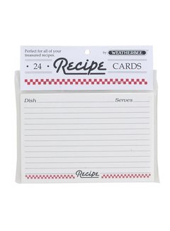 Weatherbee Recipe Cards 4" x 6"
