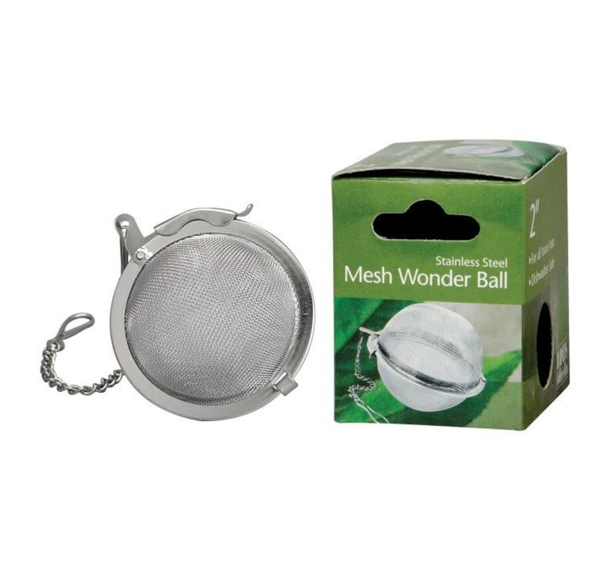 Tea Infuser Mesh Ball S/S 2" Bx
