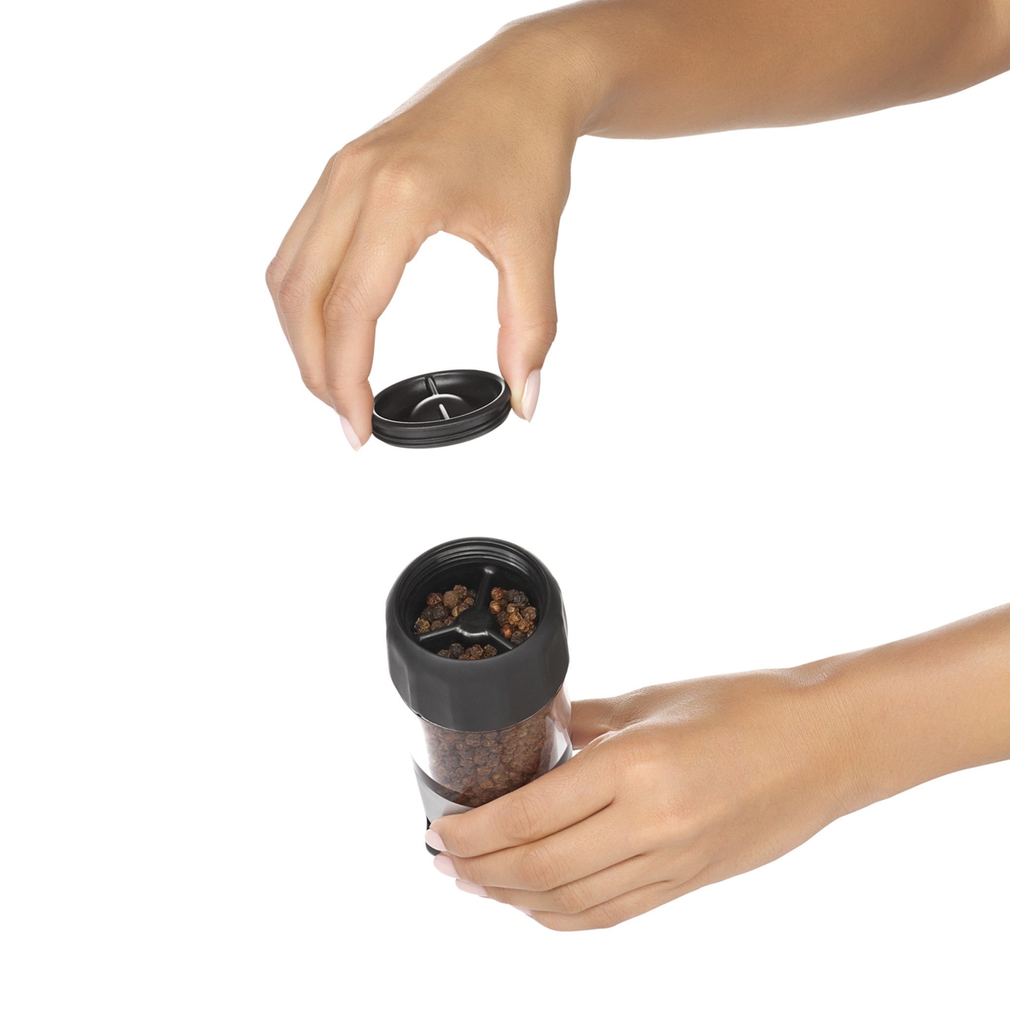 OXO Good Grip Salt and Pepper Grinder Set, Stainless Steel 