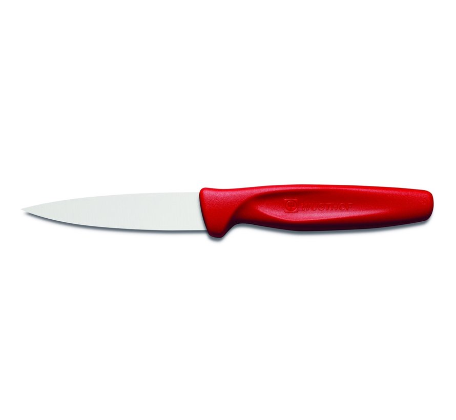 Spear Point Paring Knife, Red