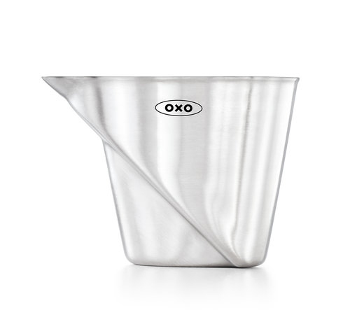 OXO Stainless Steel Angled Measuring Jigger - Stock Culinary Goods