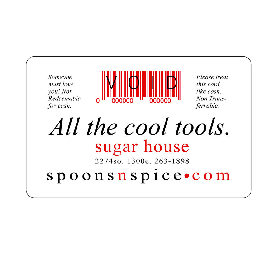 Spoons 'n Spice In-Store Gift Card