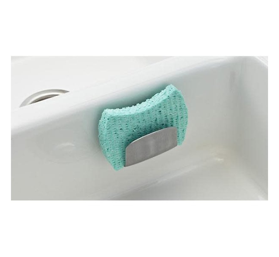 OXO Steel Suction Sponge Holder