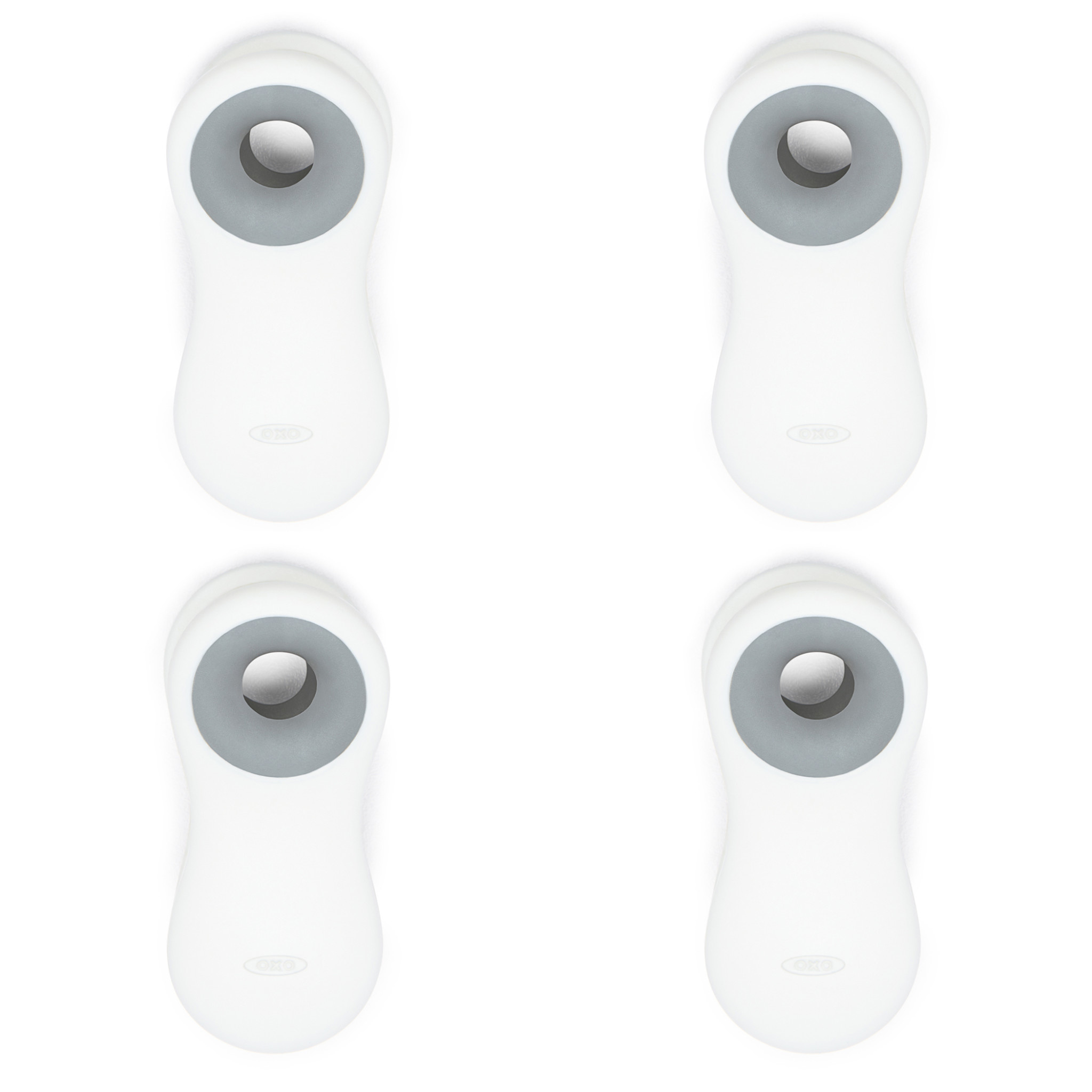 OXO Good Grips All-Purpose Magnetic Clips, White, 4-Pk.