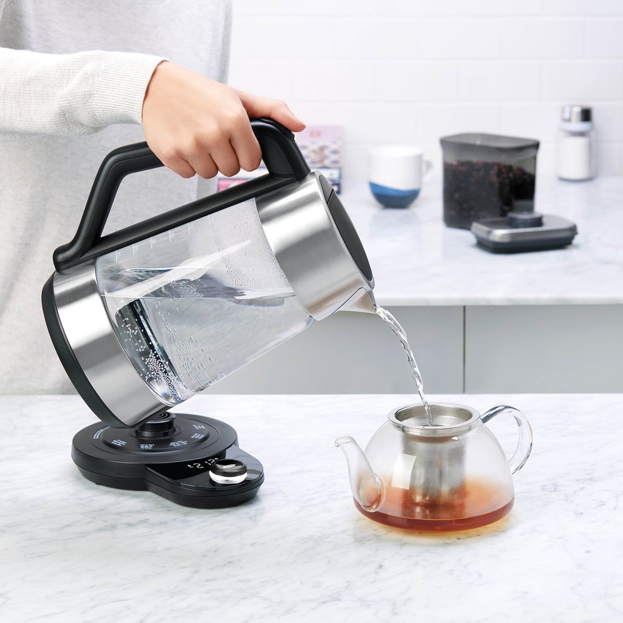 OXO Brew Cordless Glass Electric Kettle 