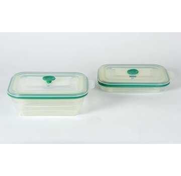 Collapse It 3 Cup Silicone Rectangle - Clear