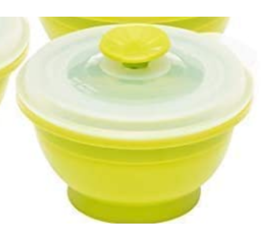 1 Cup Silicone Round - Green
