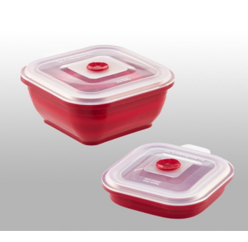 Collapse It 4 Cup Silicone Rectangle - Red