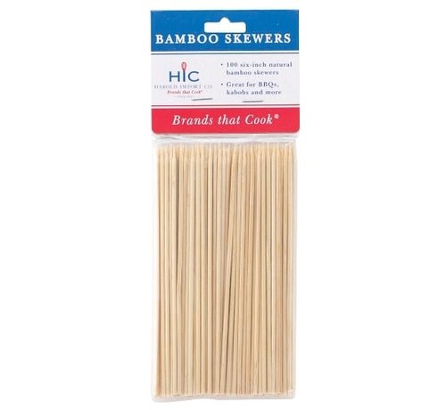 Harold Import Company Bamboo Skewers  6"