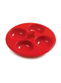 Norpro 4 Egg Poacher, Silicone