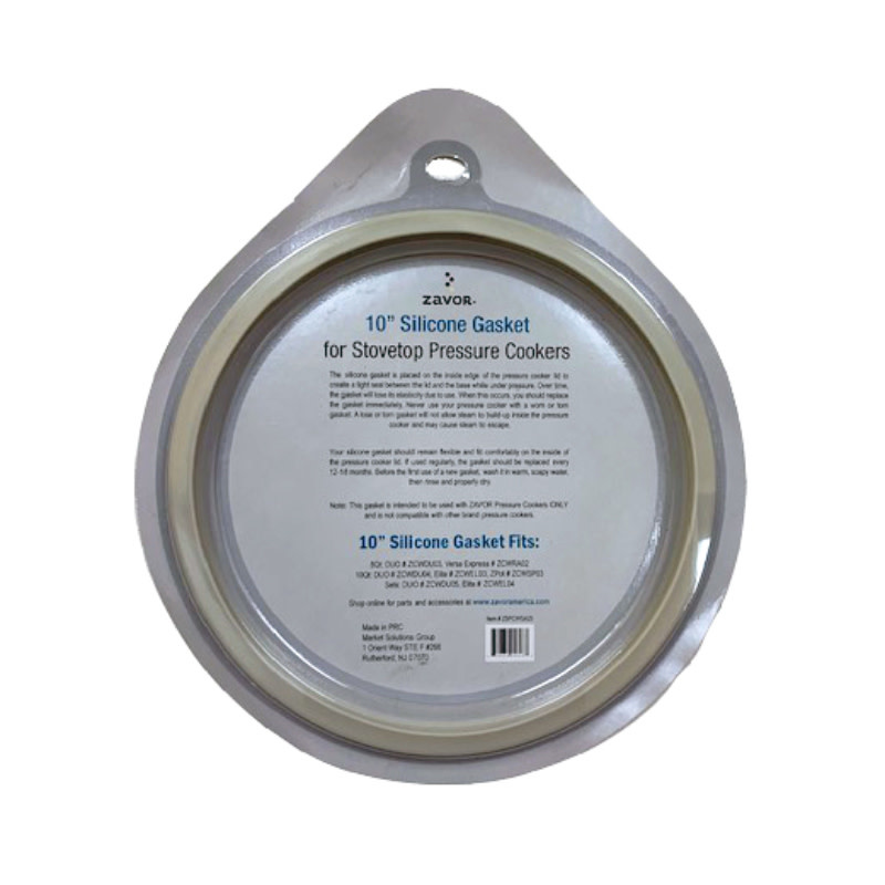 Zavor 10" Replacement Gasket For 8.4 & 10 Qt. Pressure Cookers Spoons