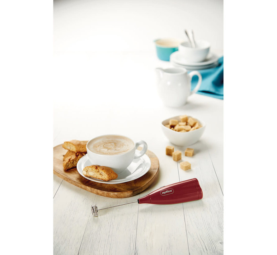 DKB Zyliss Milk Frother Red Spoons N Spice