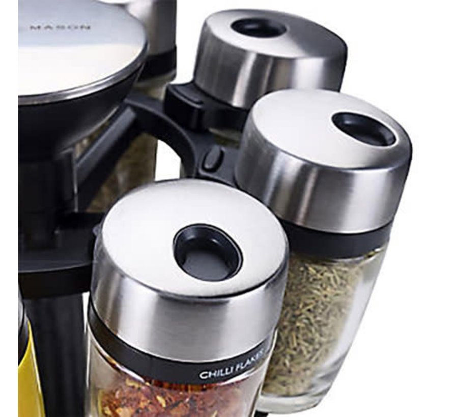 DKB Cole & Mason 16 Jar Herb & Spice Carousel - Spoons N Spice