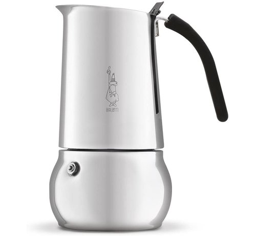 Bialetti Kitty Stainless Steel Espresso Maker - 6 Cup