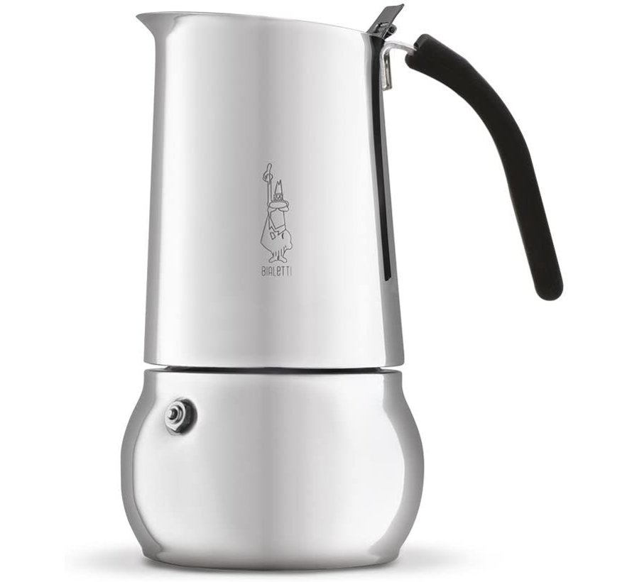 Kitty Stainless Steel Espresso Maker - 6 Cup