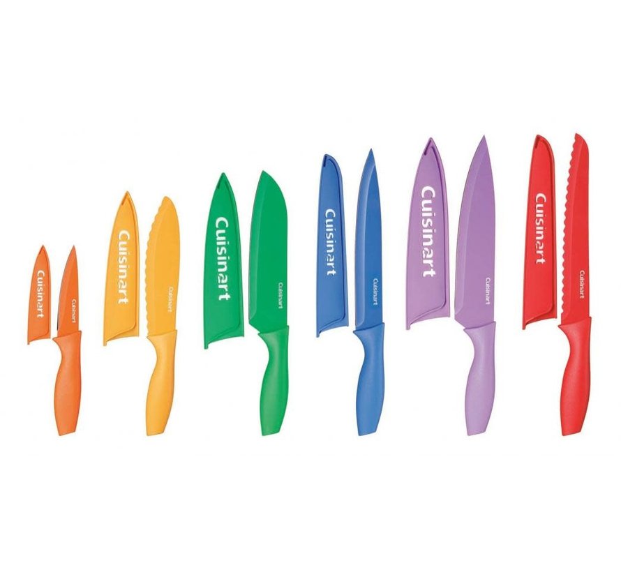 12pc Color Knife Set