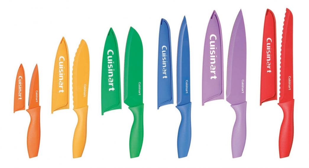 Cuisinart 12pc Color Knife Set Spoons N Spice