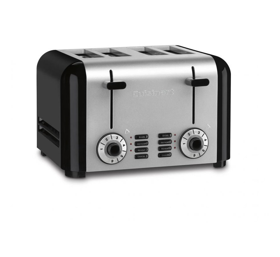 Cuisinart 4Slice Brushed Stainless Hybrid Toaster Spoons N Spice