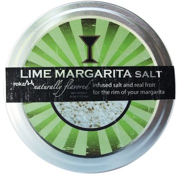 True Brands Rokz Rimmerz 4 oz Lime Margarita Natural Rimming Salt