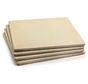 Set of 4 Square Pizza Stones 4.75"