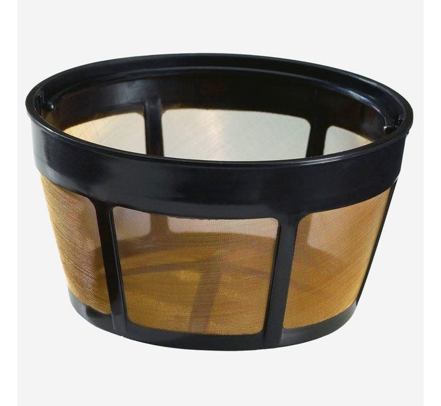 Basket Gold Tone Filter, 12 Cup