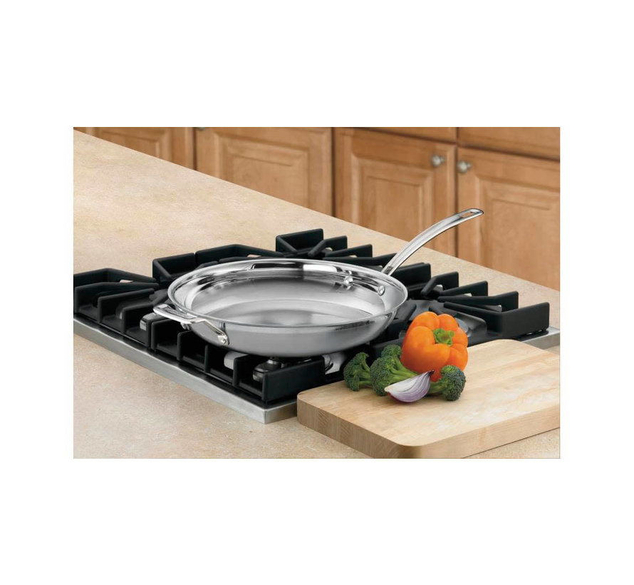 Multiclad 12" Open Skillet With Helper Handle