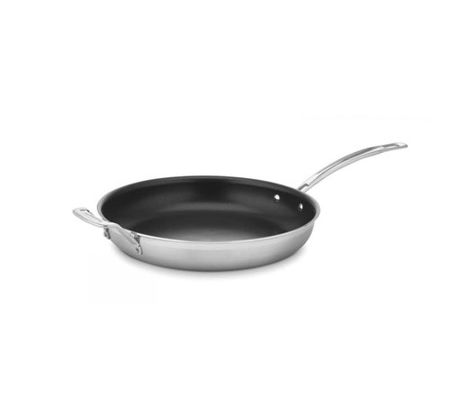 Cuisinart Multiclad 12" Non-stick Open Skillet With Helper Handle