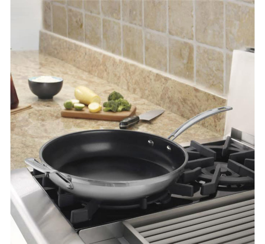 Multiclad 12" Non-stick Open Skillet With Helper Handle