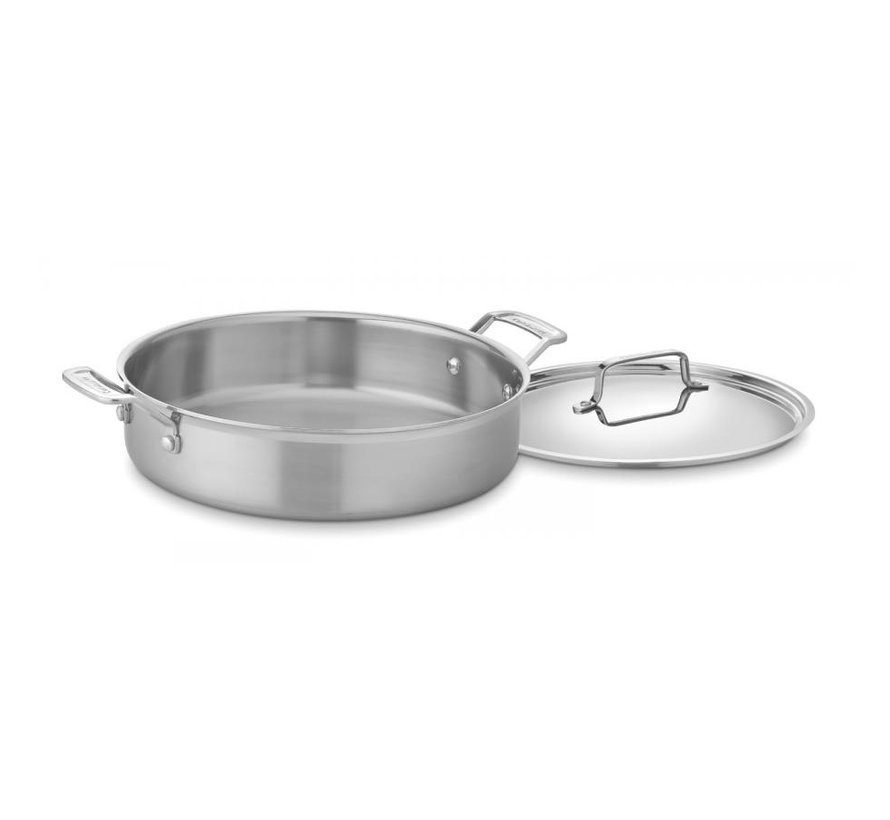 Multiclad 5.5 Qt. Stainless Steel Casserole With Cover