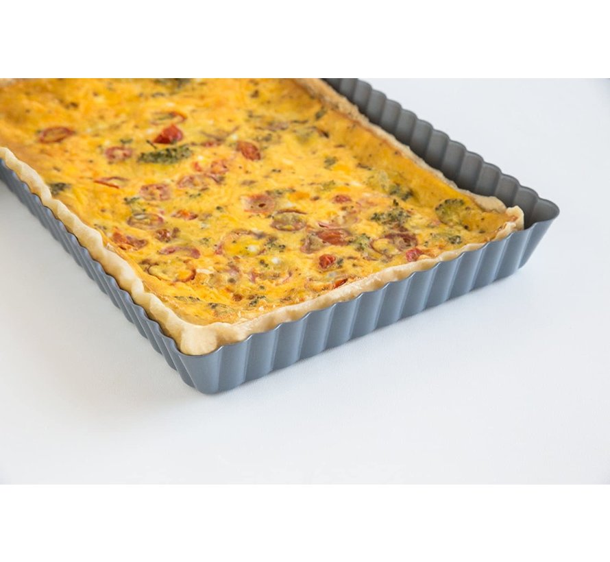 Rectangle Removable Bottom Quiche 11x7