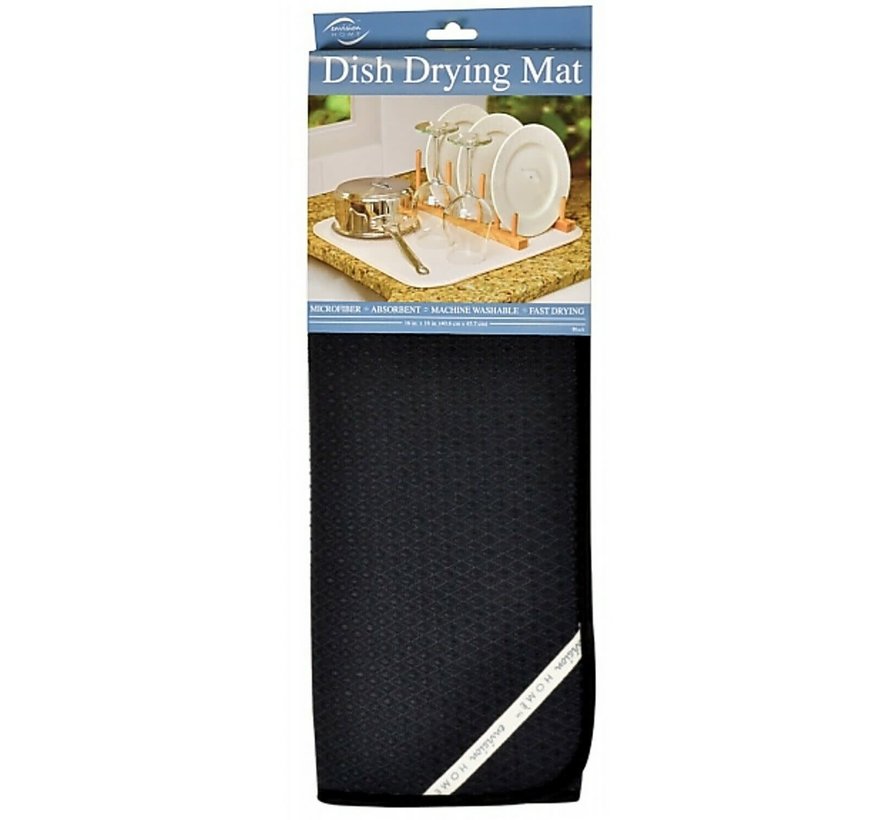 Reversible XL Microfiber Dish Drying Mat for Kitchen, 18 Inch x 24