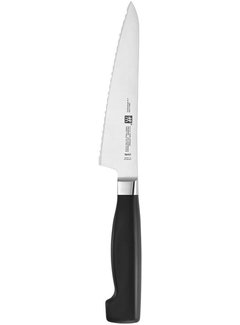 Zwilling J.A. Henckels Four Star 5 1/2'' Serrated Prep