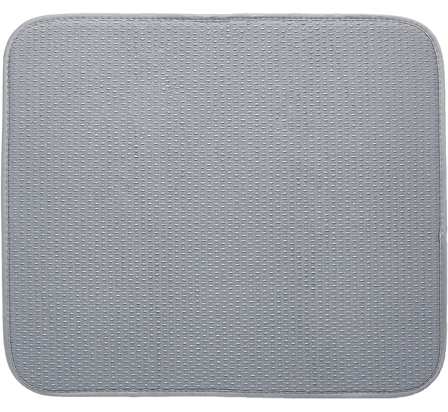 Dish Drying Mat, Gray 16"x18"