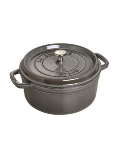 Staub Cocotte Round 5.5 Quart, Graphite