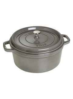 Staub Cocotte Round 7 Quart, Graphite