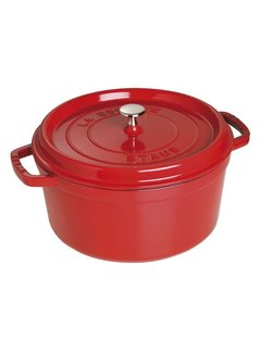 Staub Cocotte Round 9 Quart, Cherry